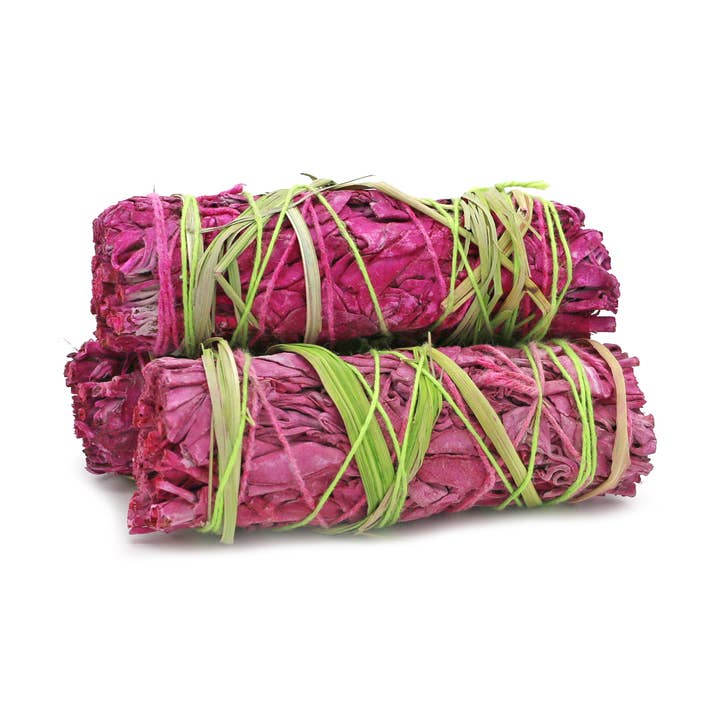 Designs by Deekay Inc. - Wholesale Sage Bundle - 'Precious Garden' Floral White Sage Smudge Stick (4 in.)0