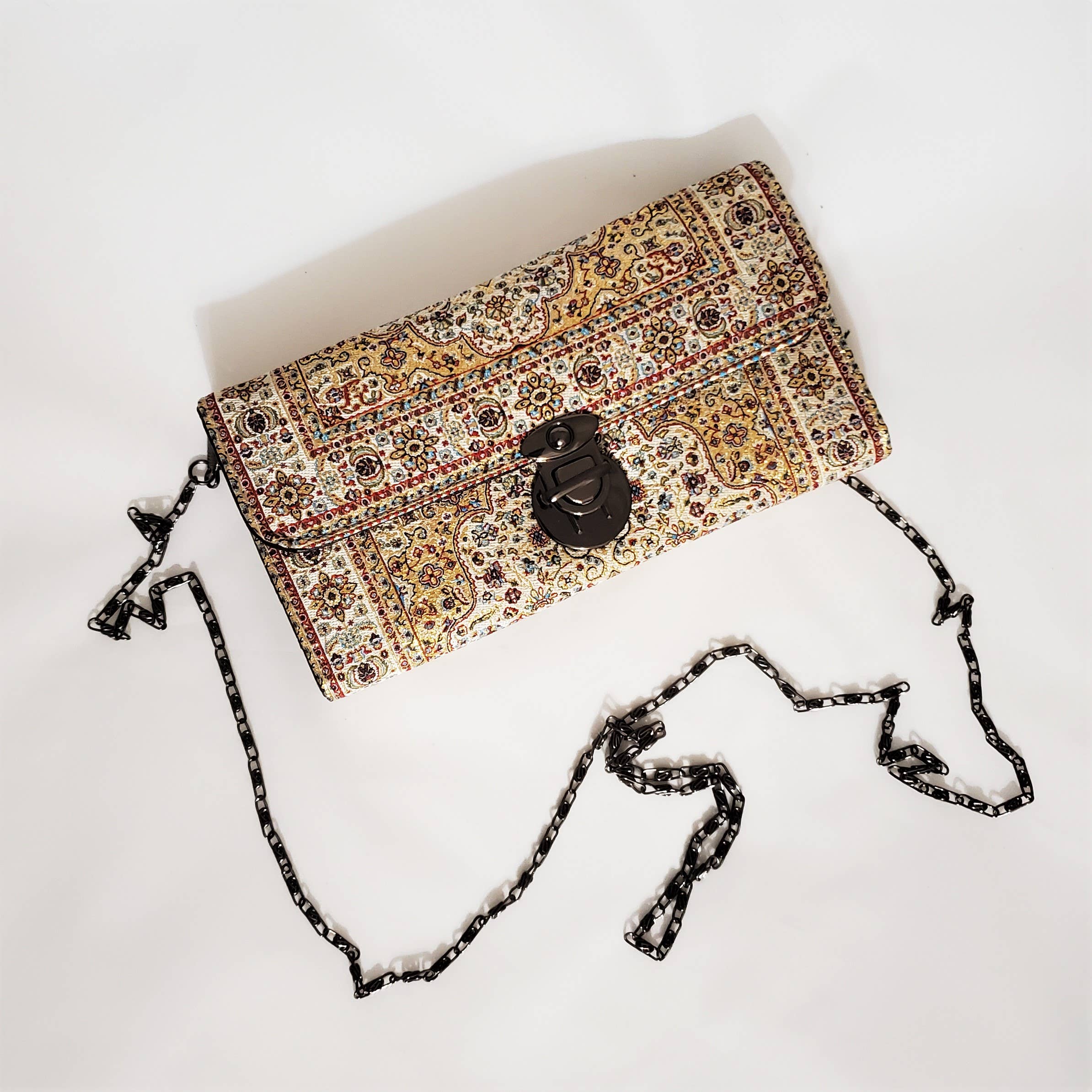 Eclectic Woodchuck - Vente Portefeuille – femme - Portefeuille à bandoulière inspiré des tapis turcs11