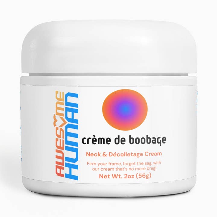 Crème de Boobage | Crème raffermissante pour le cou et le décolleté pour la vente par Awesome Human