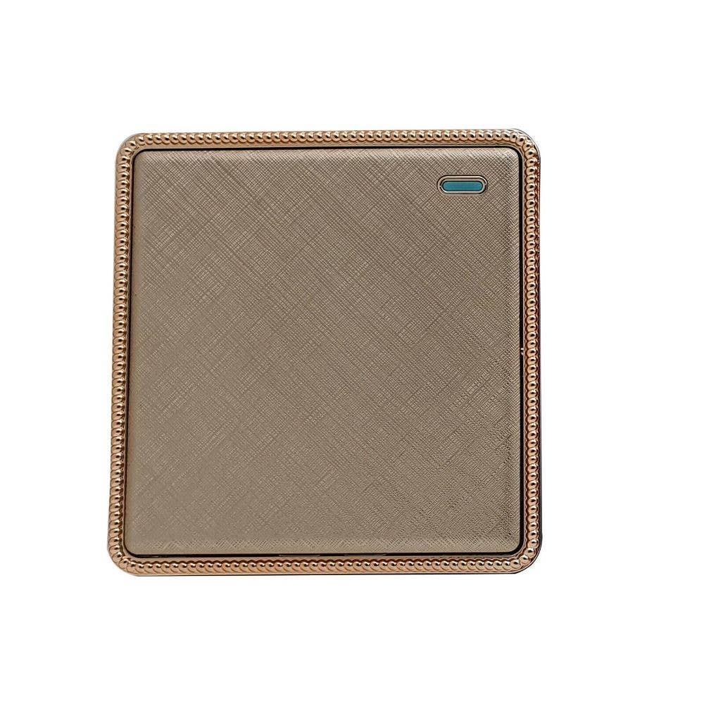 Ledsone - Wholesale Light Switch Cover/Plate - Screwless Textured Gold Light Switches & Socket0