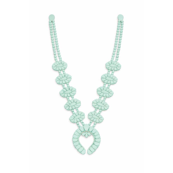 Golden Hour Necklace in Stardust Mint for wholesale by Rahya Jewelry Design