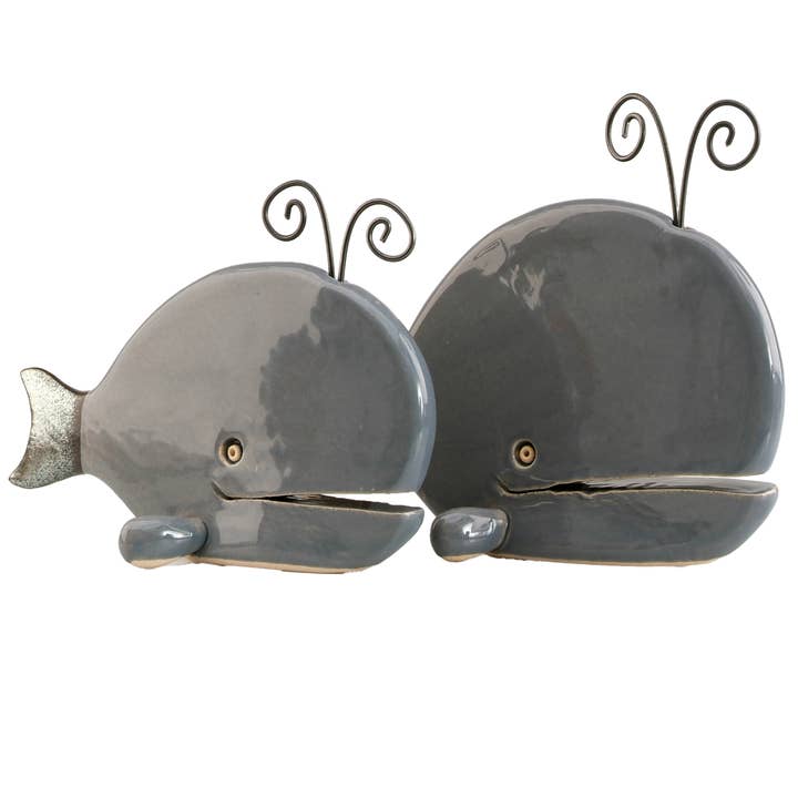 Enigma Supplies - Venta al por mayor Figura decorativa - Figura de cerámica con diseño de ballena con caño18