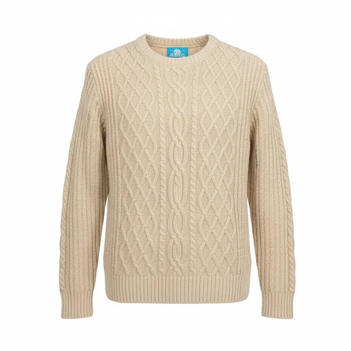 Aran Cable Knit Jumper for wholesale by MANAV