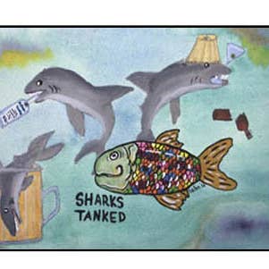 Shark Tanked per la vendita all'ingrosso da parte di Fish Tales at The Beach