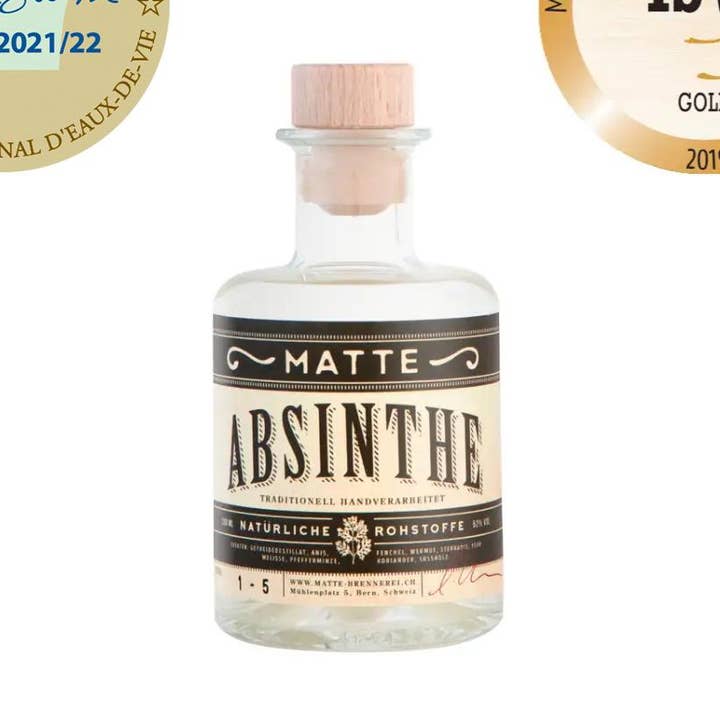 Absinto Berner Matte 52% 200 ml por atacado de Berner Matte Brennerei