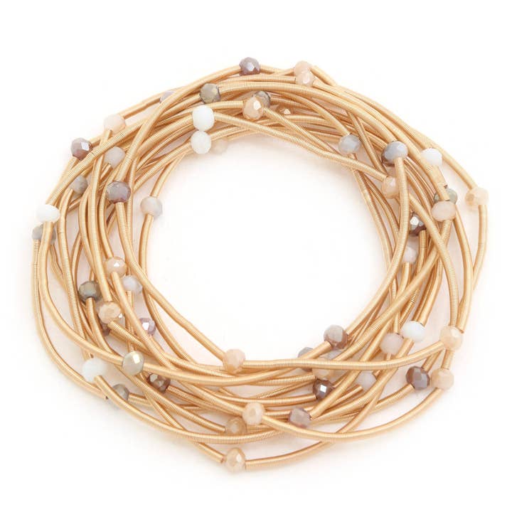 anbfashion - Wholesale Beaded Bracelet - BEADED WIRE BRACELET CB-2176