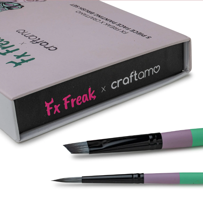 Craftamo - Wholesale Face Paint/Play Makeup - Kids - FX Freak X Craftamo Face Painting Brush Set5