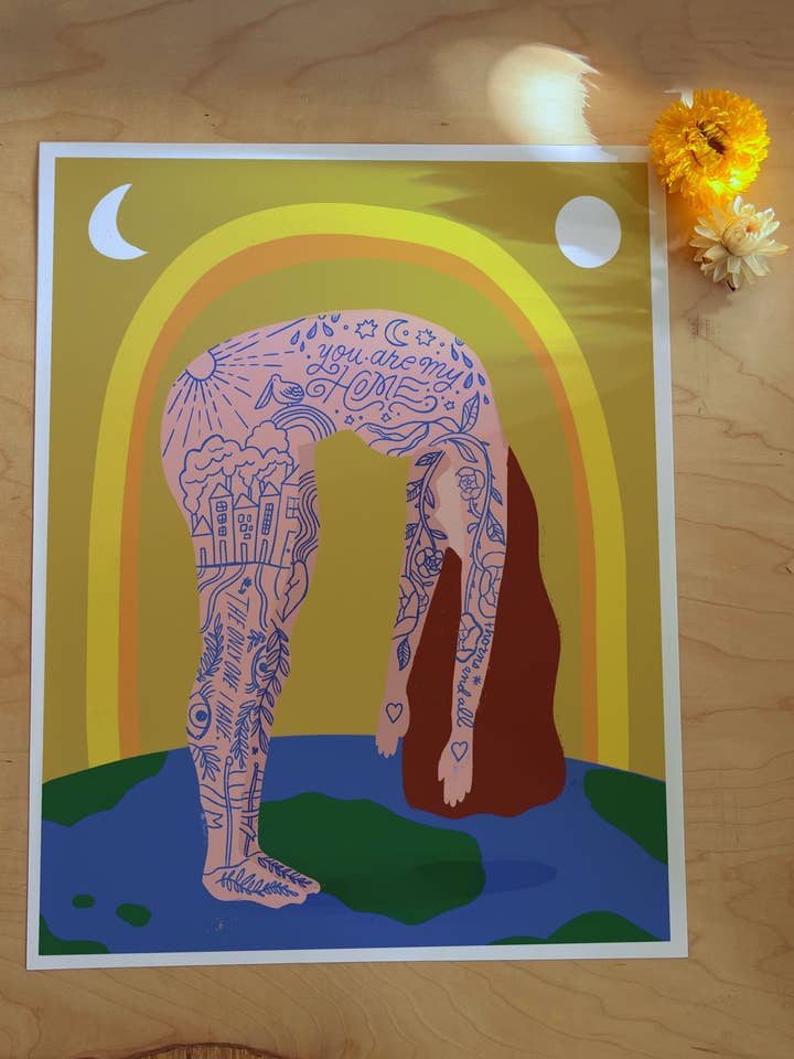 ”Hem” Konsttryck för wholesale av Karli Fairbanks