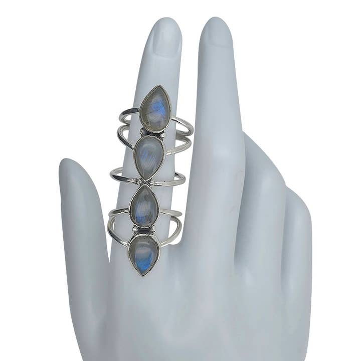 Labradorite Sterling Silver Ring for wholesale by Amberman