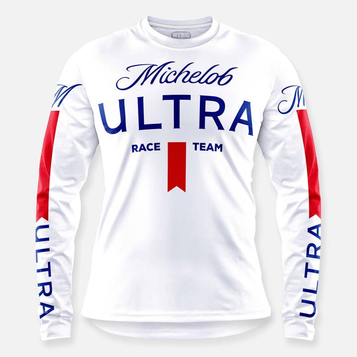 MICHELOB ULTRA RACE TEAM JERSEY WHITE for wholesale by Webig Moto Company