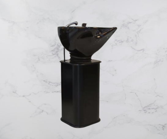 Salon Equipment Pros - Wholesale Face/Beauty Roller - Carla 2 Free Standing Shampoo Pedestal Sink with Faucet kit1