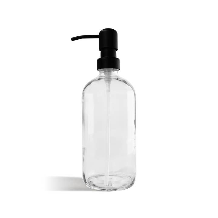 Everneat - Wholesale Soap Dispenser - Soap Glass Bottle with Black Pump