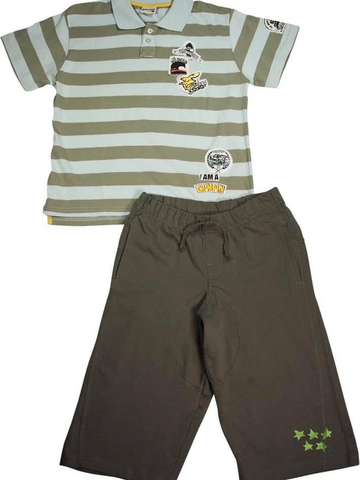 Eastern Off Price – Engroshandel Top- og shortssæt – til børn – Mish Mish småbørn & dreng bomuld kortærmet sæt22