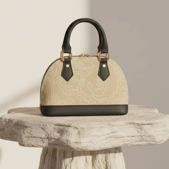 Setareh Top Handle Shoulder Bag- - Designer Handbag for wholesale by Swallow atelier