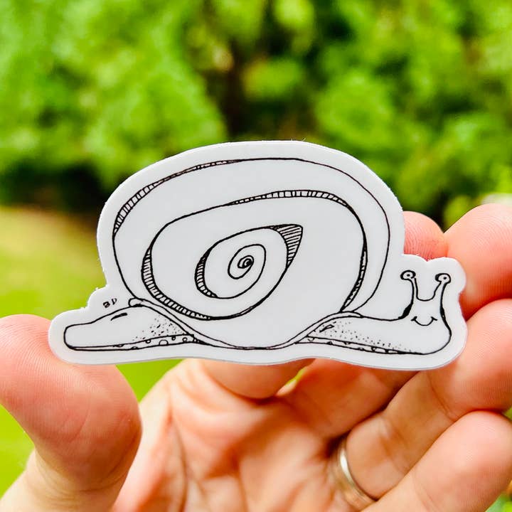 Caracol dos desenhos animados {sticker} por atacado de Uncle Dunc's Sticker Shoppe