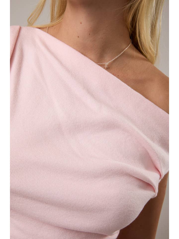 LE LIS - Wholesale Knit Top - Women's - ASYMMETRICAL NECK SWEATER TOP32