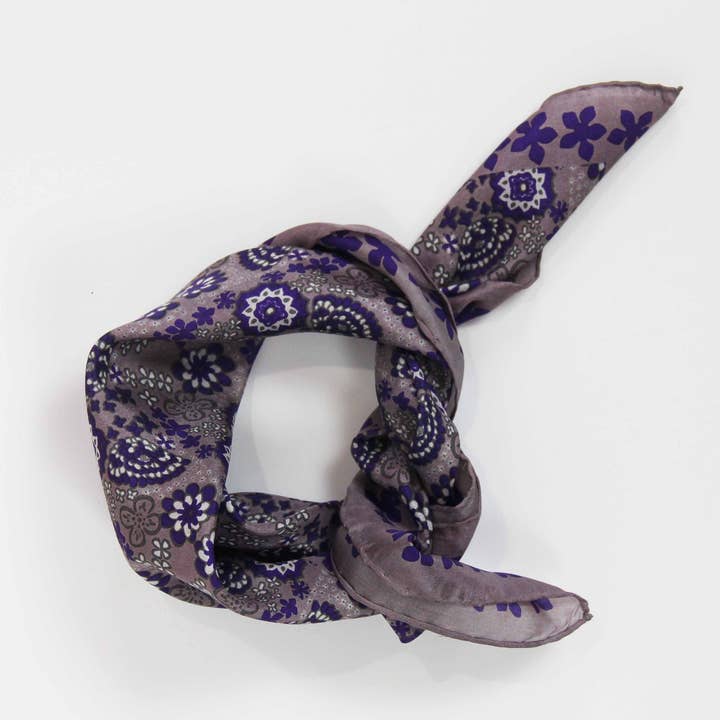 Les Belles Vagabondes - Wholesale Head Scarf - Women's - Mini Caribbean Plum2