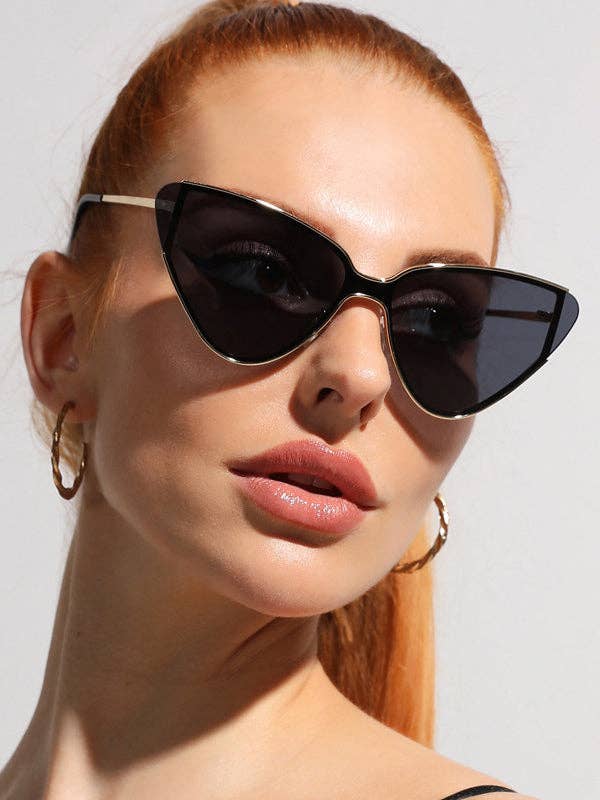 Plush Looks - Vente Lunettes de soleil – femme - Accessoires de lunettes de soleil géométriques1