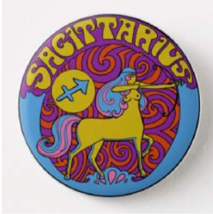 Astral Weekend - Wholesale Lapel Pin/Button - Sagittarius Button2