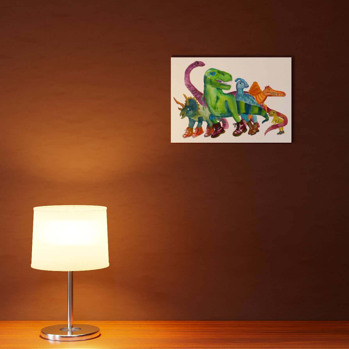 Rosie Webb illustrations - Wholesale Art Print - GP0009 - Dino posse Giclée Print3