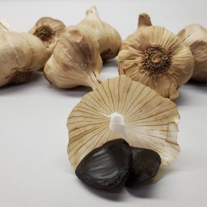 Mikuni Wild Harvest USA – Großhandel Getrocknetes/dehydriertes Gemüse – Edle handgefertigte, schwarze Knoblauchpaste/4 oz. Glas1