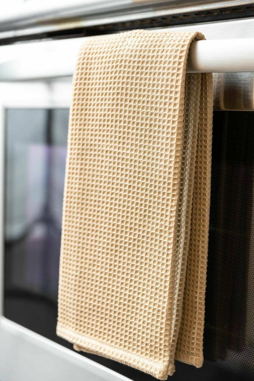 Fabstyles - Venta al por mayor Paños de cocina - Juego de 4 toallas de cocina de algodón con diseño waffle Fabstyles Broadway10