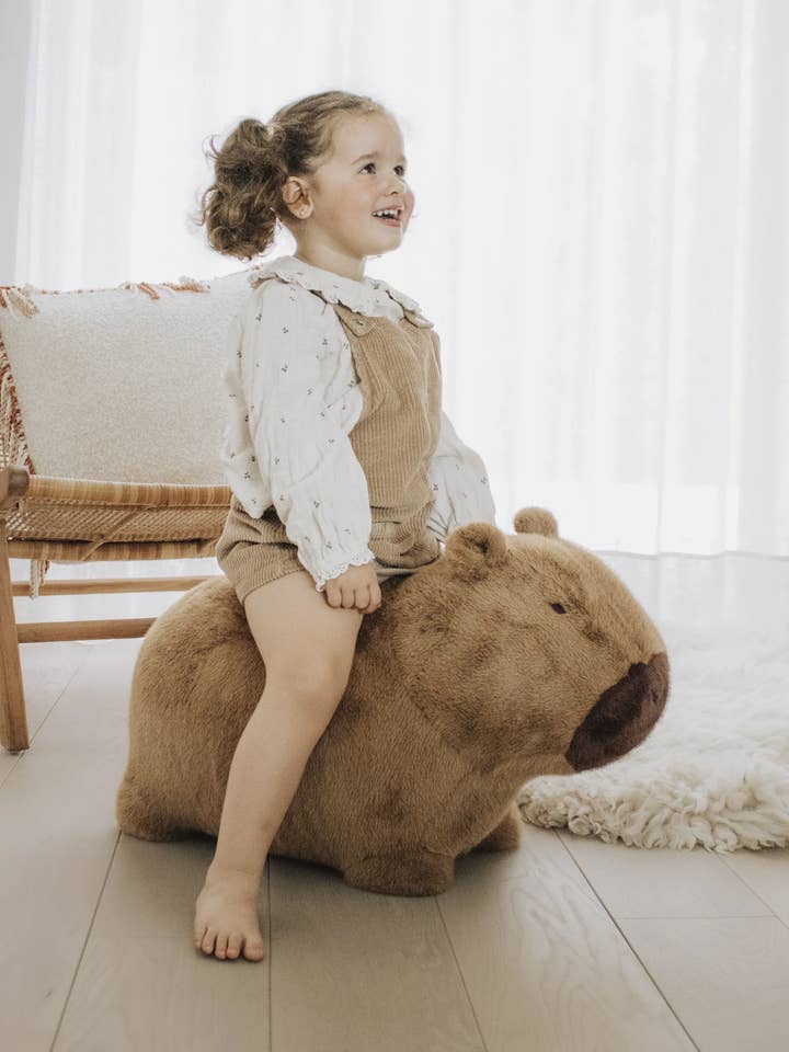 Soft Bouncy Capybara for wholesale by WILD & SOFT