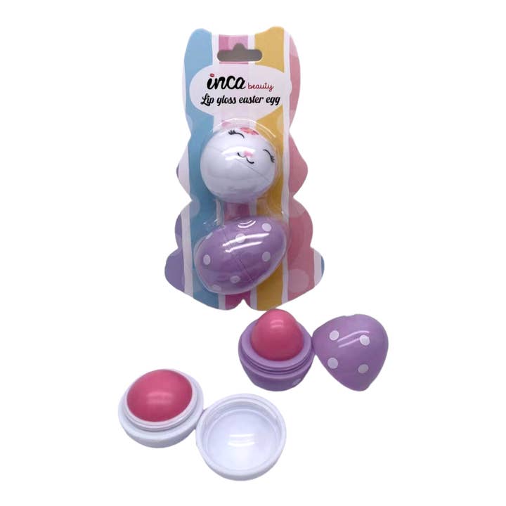 IKILIFE S.L - Wholesale Lip Gloss - Kids - Set of 2 Lip Glos in a box Easter Bunny