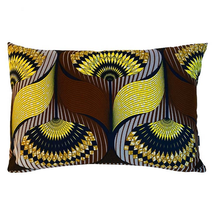 Idah brun blommig kingsize kudde 60x90 cm för wholesale av Mumutane