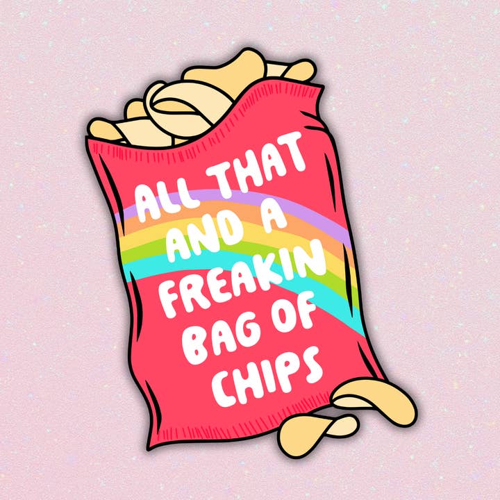 Pegatinas de Todo Eso y Una Maldita Bolsa de Patatas para venta al por mayor de Ashlish Vinyl Vibes