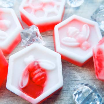 Eliza Soaps - Venta al por mayor Pastilla de jabón - Mini jabones de nido de abeja, barra de jabón pequeña, jabón vegano