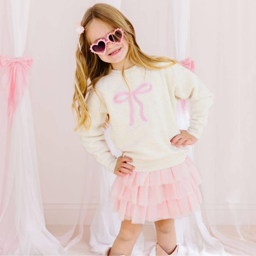 Sweet Wink - Wholesale Tutu - Kids - Ballet Bow Tiered Tutu - Kids Dress Up Skirt - Coquette1