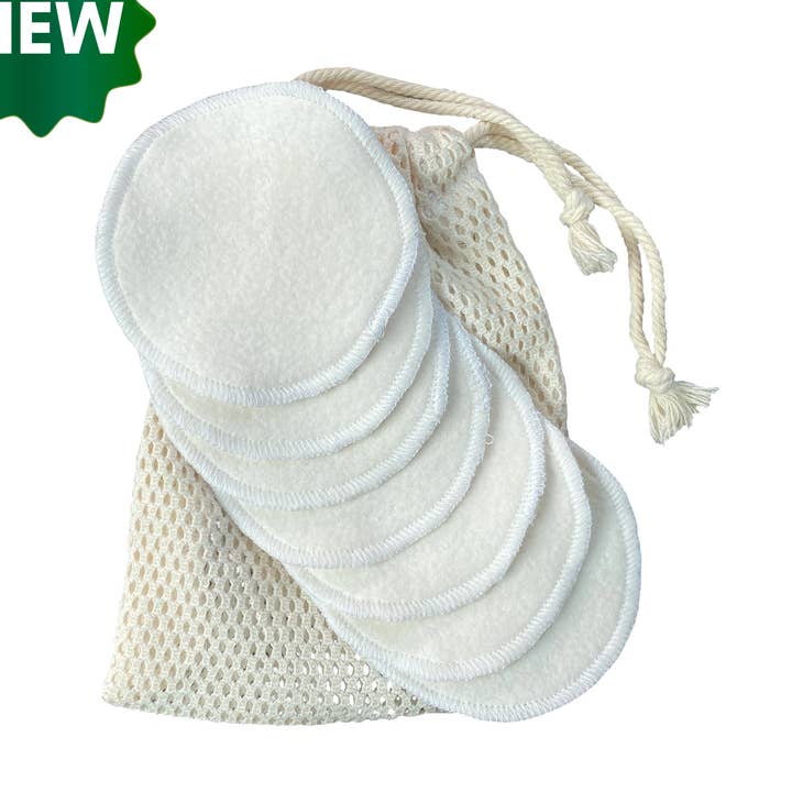 ORGANIC MAKE UP REMOVER PADS WITH WASHING BAG for wholesale by hazeva