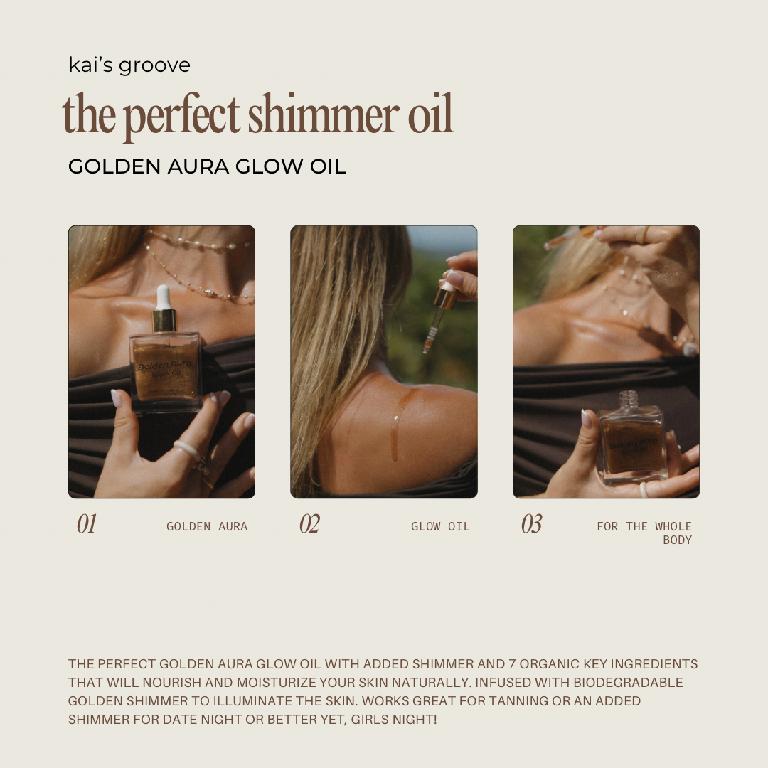 Kai's Groove - Wholesale Bath/Body Oil - organic golden (bronze) aura glow oil4