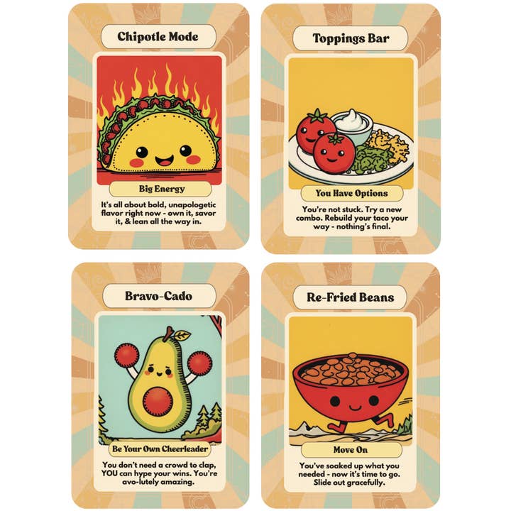 Yes! Oracle - Wholesale Tarot Cards - Let’s Taco ’Bout It Oracle Deck – Fun Divination Yes! Oracle4