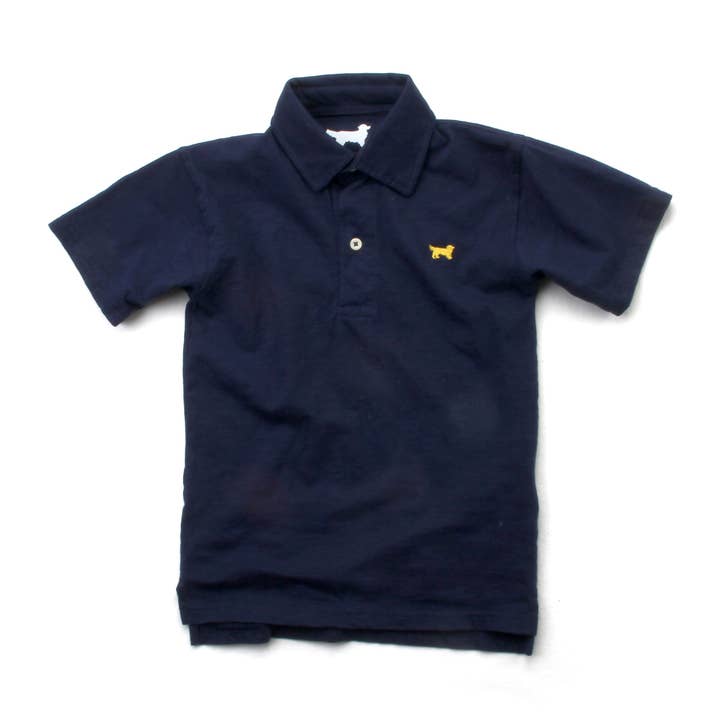 Jack Thomas Boys Slub Jersey Polo for wholesale by Wes and Willy