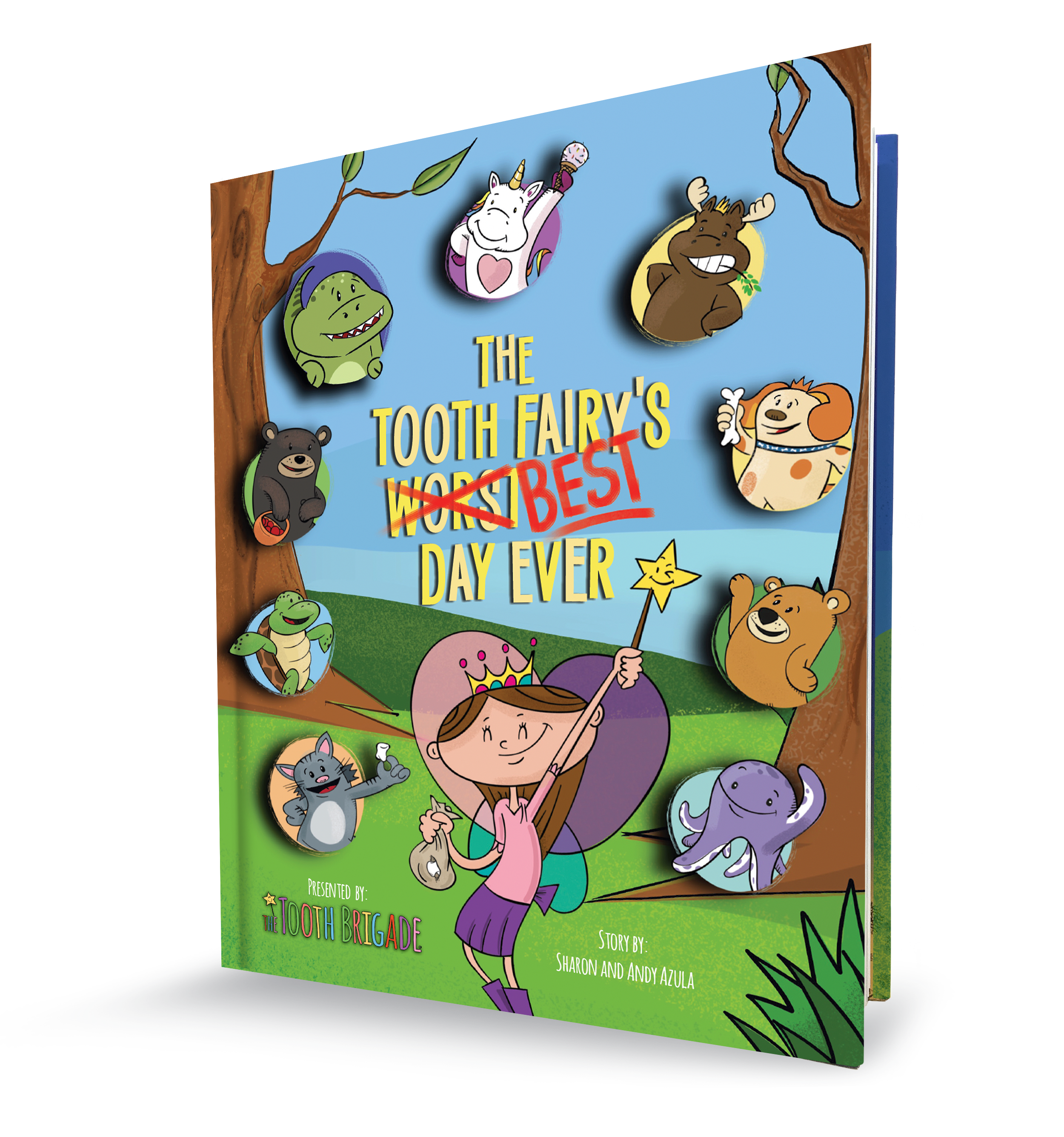 The Tooth Brigade - Wholesale Toothfairy Pillow - Kids - Sprinkles Unicorn Tooth Fairy Pillow & Book Gift Set6