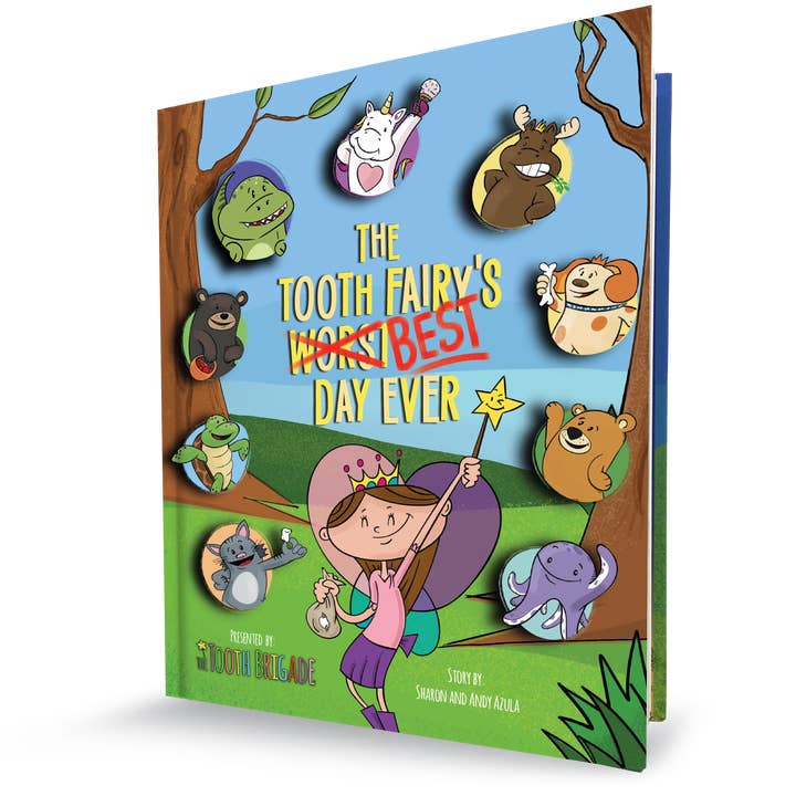 The Tooth Brigade - Wholesale Toothfairy Pillow - Kids - Sprinkles Unicorn Tooth Fairy Pillow & Book Gift Set6