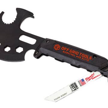 Survival Axe Elite - Black for wholesale by Off Grid Tools