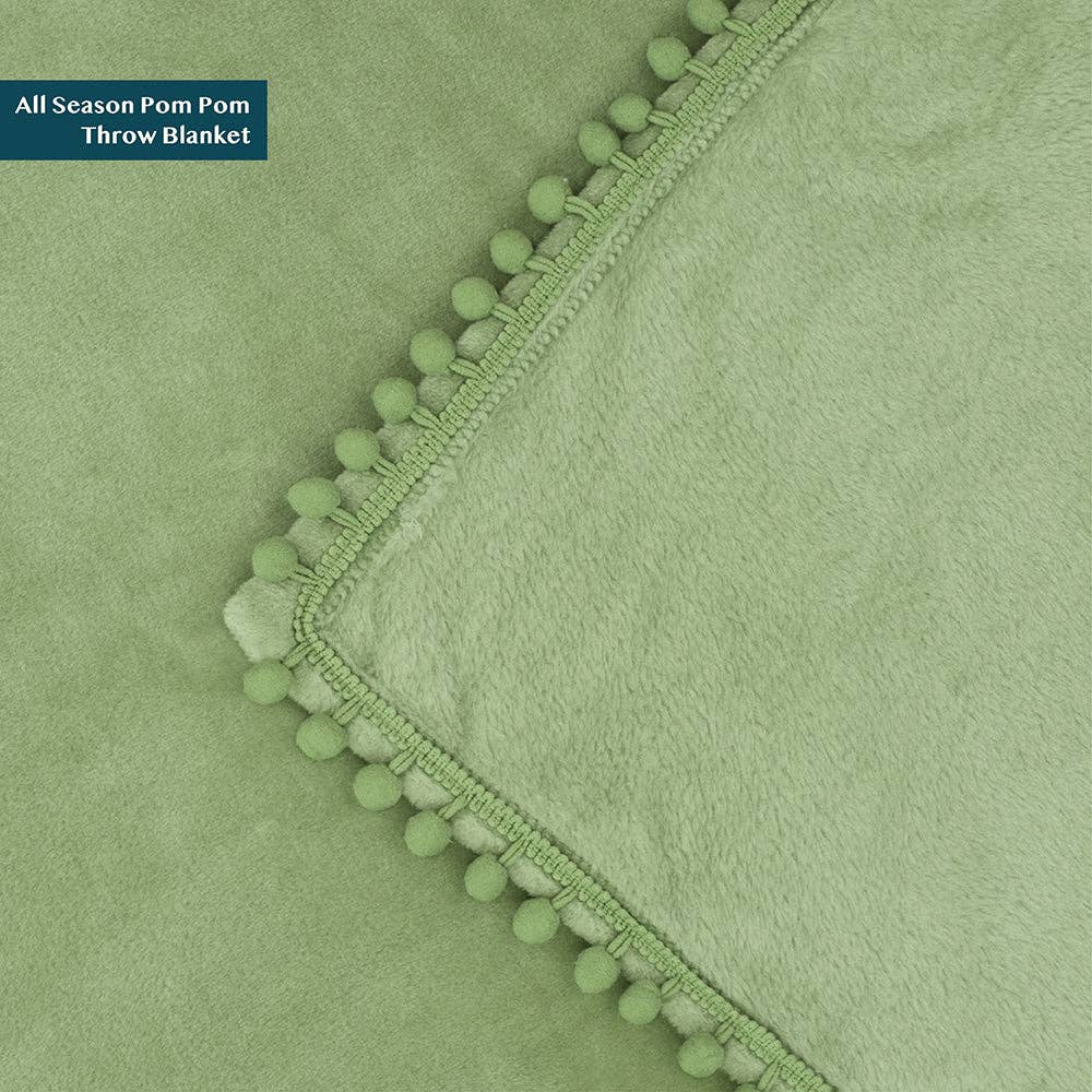 Pavilia – wholesale Prydnadsfilt – Filt med pompom-fransar95