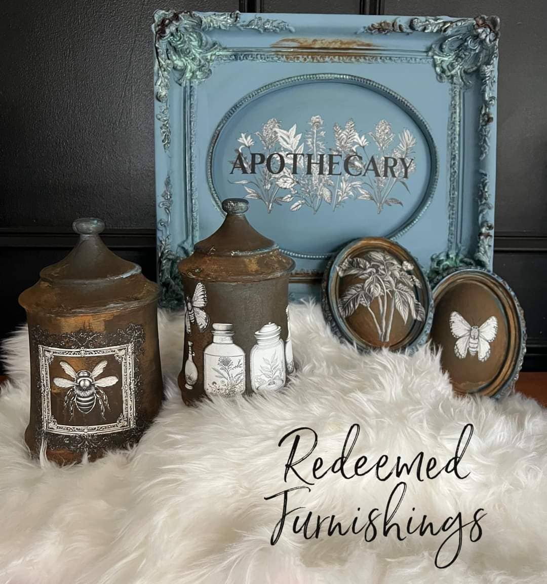 Undead Furniture Co - Vente Transfert pour sublimation - NOUVEAU mini kit de transfert Rub-On « Apothecary »4