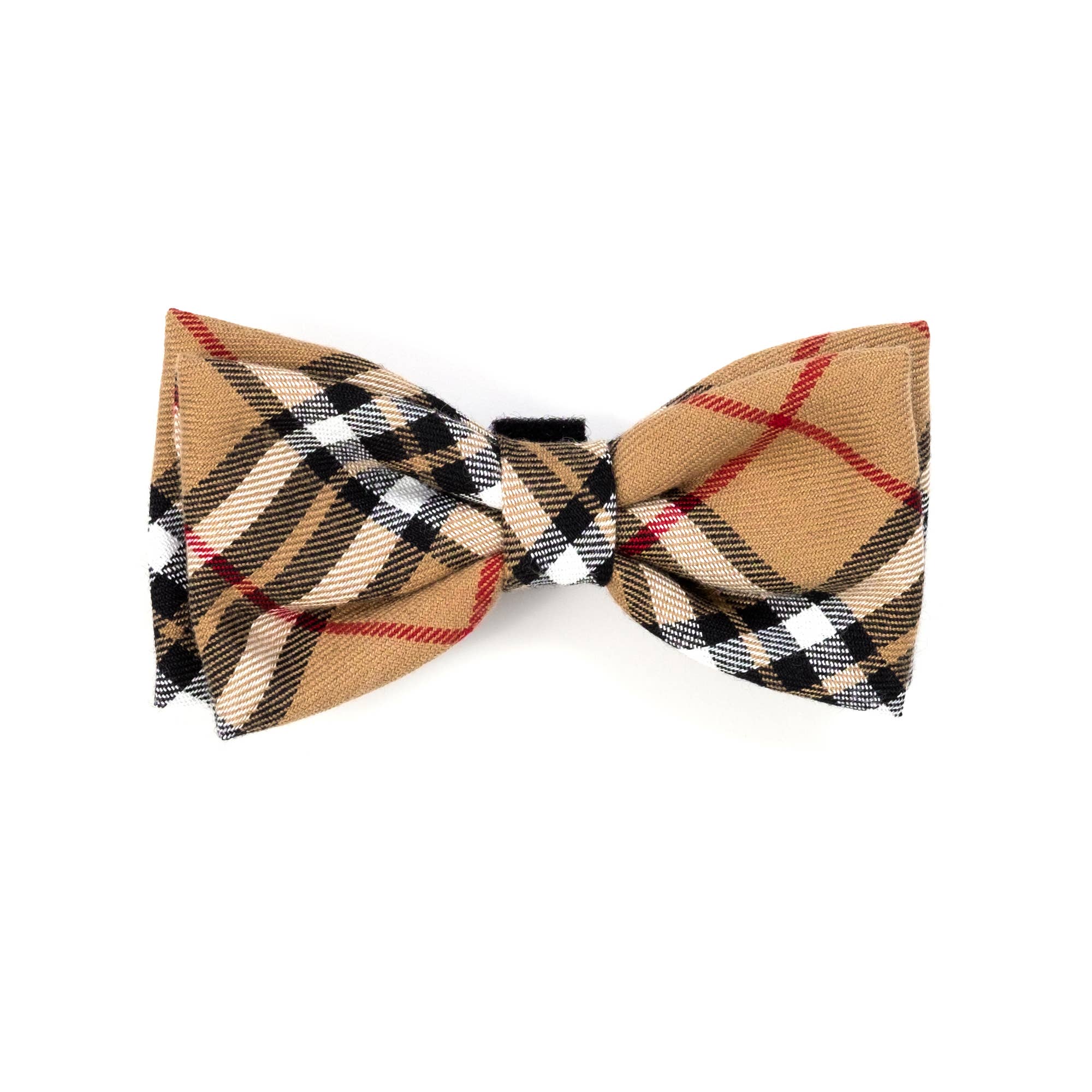 Tan Plaid Bow Tie for wholesale on Faire