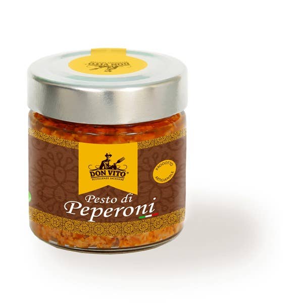 Pepper pesto - 190 g for wholesale by Don Vito Eccellenze Siciliane