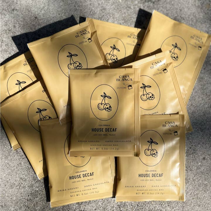 Casa Blanca Coffee Roasters - Wholesale Ground Coffee - House Decaf Steeped Coffee - 10 Pack2