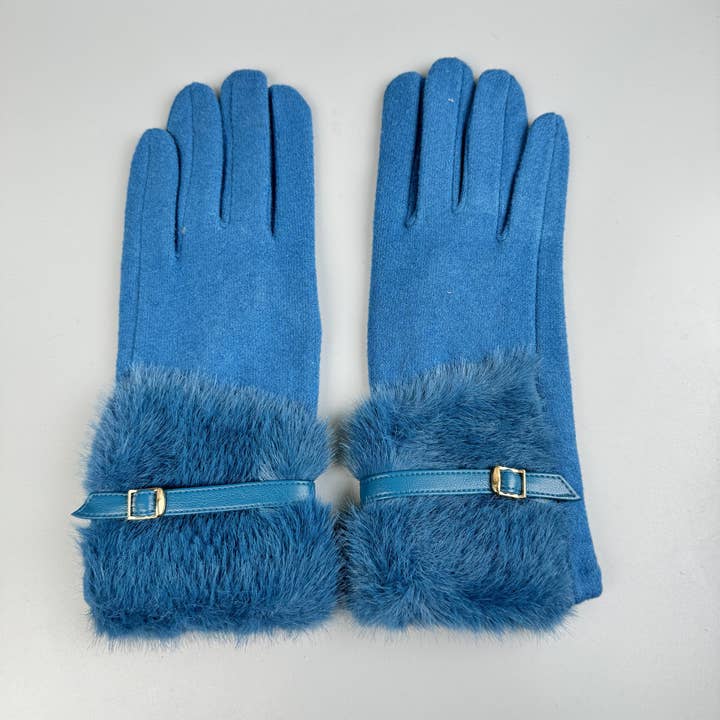 Ole - Vente Gants – femme - Gants à écran tactile en fausse fourrure17