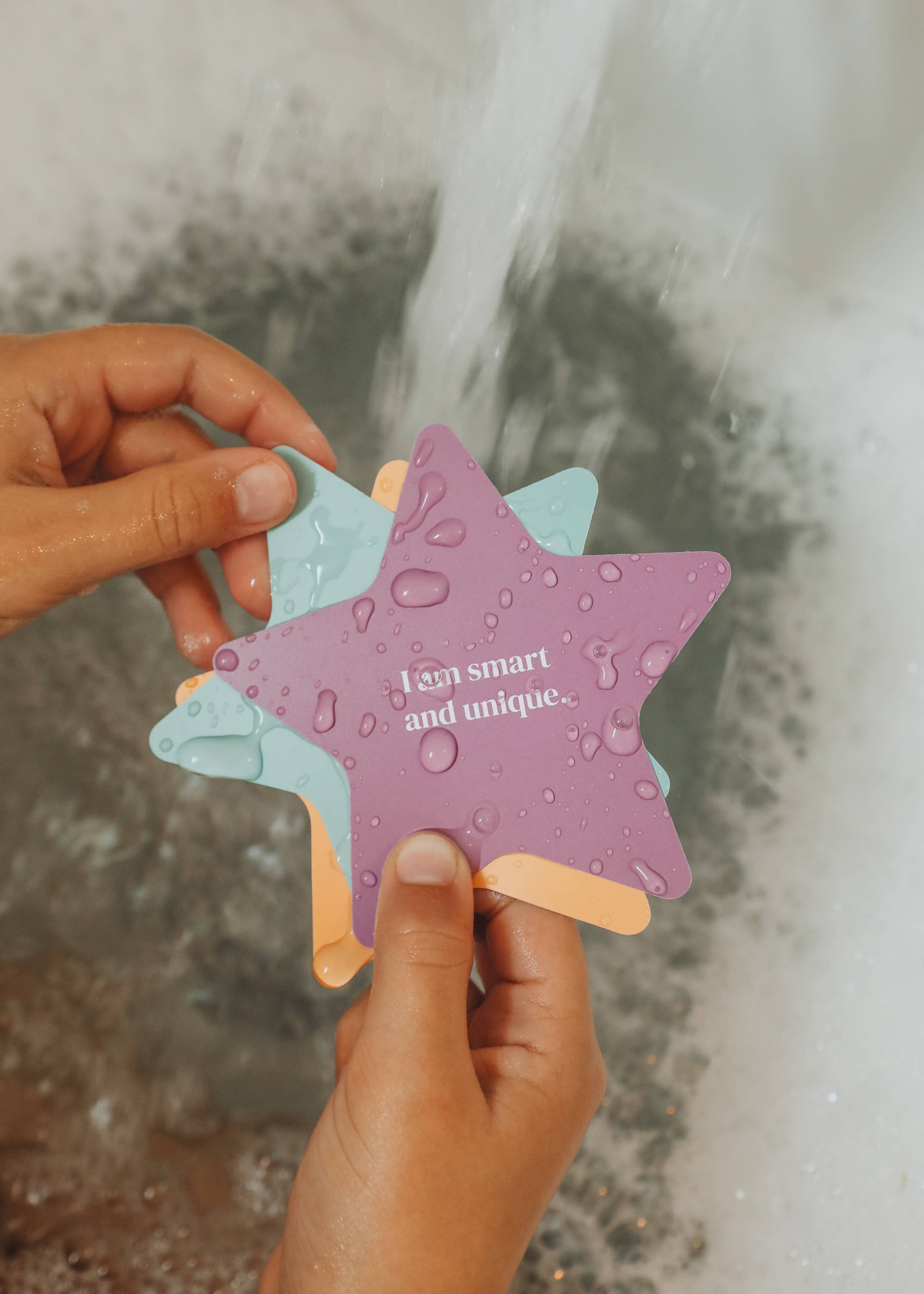 JaxKelly - Vente Assortiments de papeterie/cartes - Cartes d'affirmation™ pour la douche - Enfants3