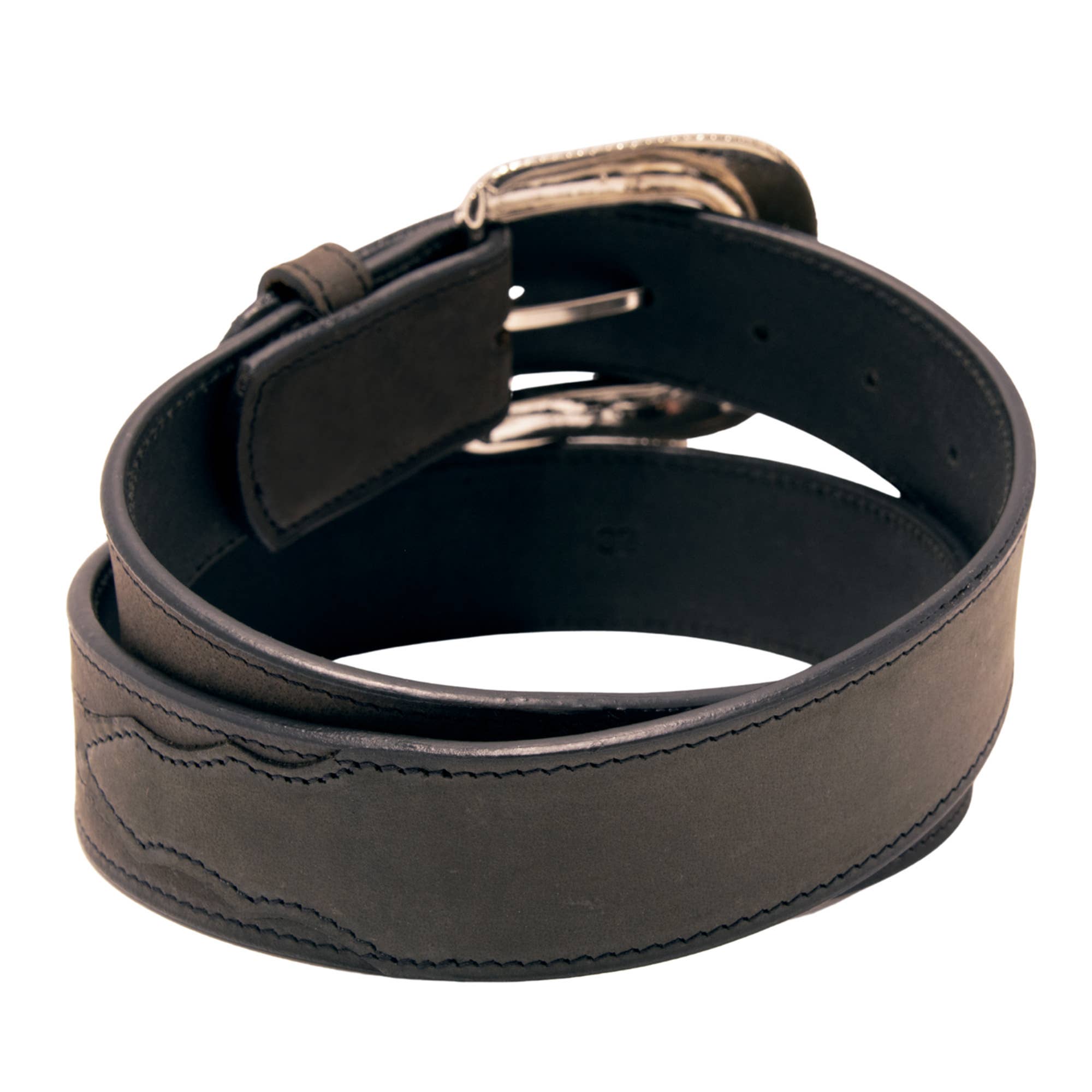 Western Express - Wholesale Belt - Unisex - Barbed Wire Top Grain Leather Belt2
