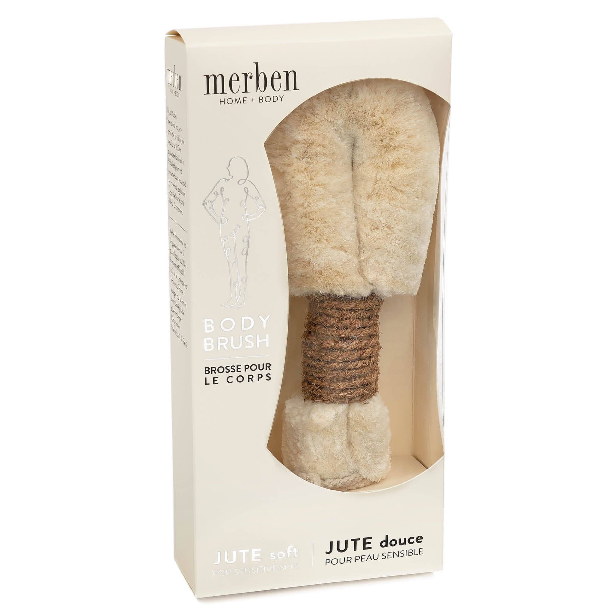 Merben International Inc. - Wholesale Body Brush - Jute Medium Body Brush - Brown Cord1