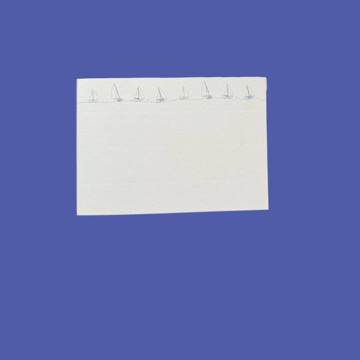 Mustard & Gray Ltd – wholesale Stationery/notecard set – Regatta Notecard Set with Laid Envelopes2