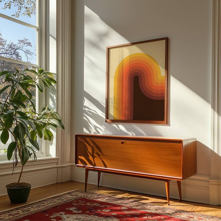 GiGi Thomas Designs - Wholesale Art Print - 70's Wave Print